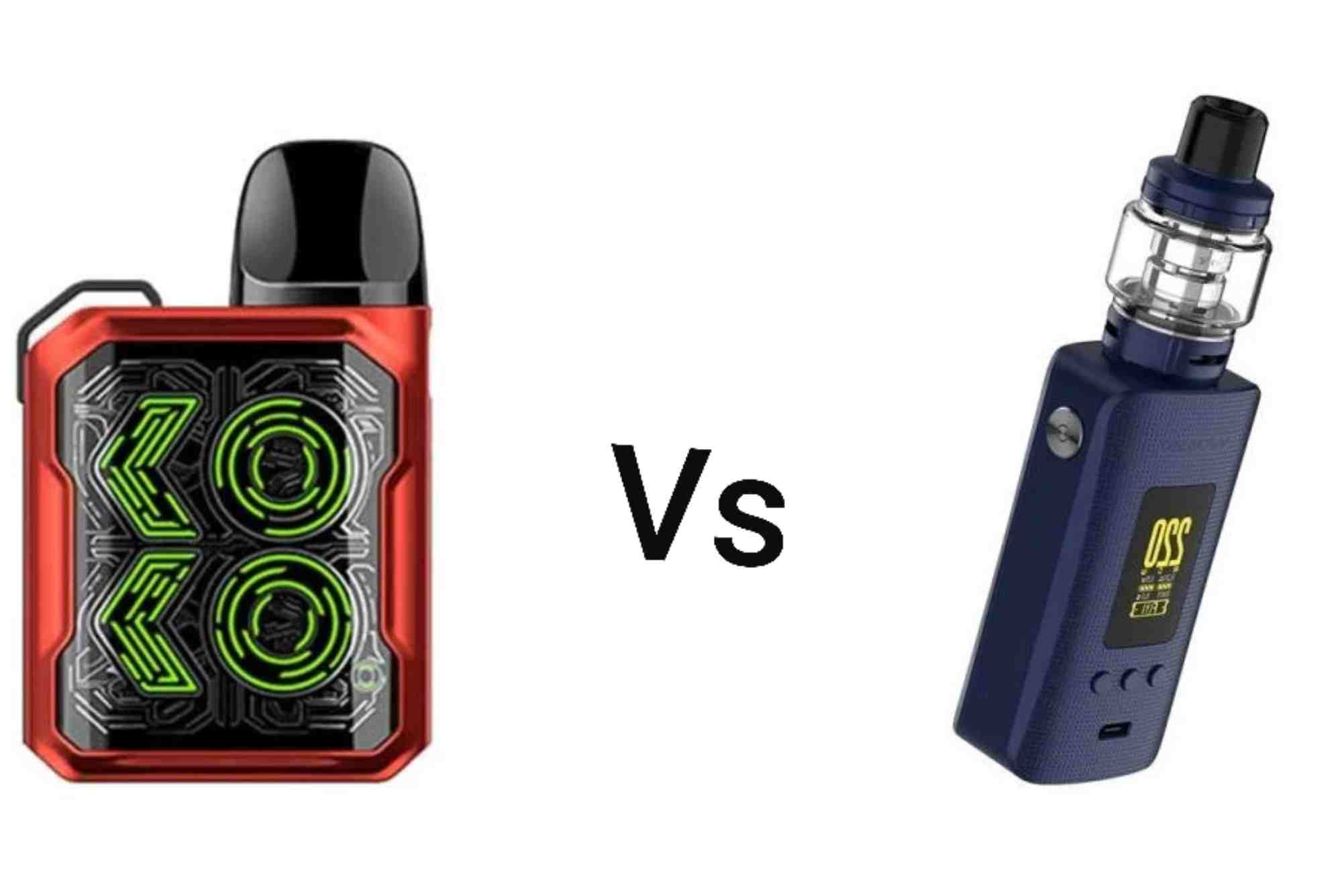 Pod VS Mod Vape