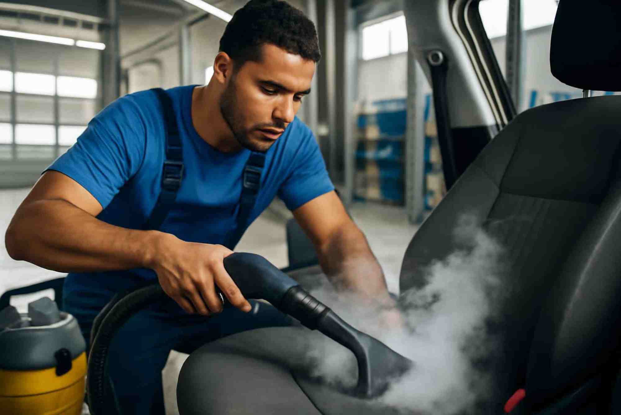 Guia de vapores para lavar carros e limpeza doméstica