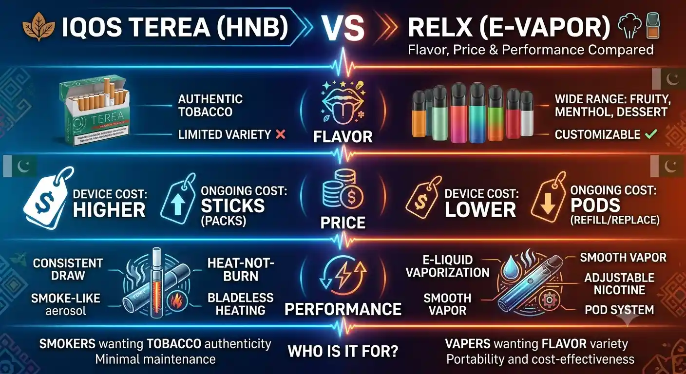 IQOS TEREA vs RELX